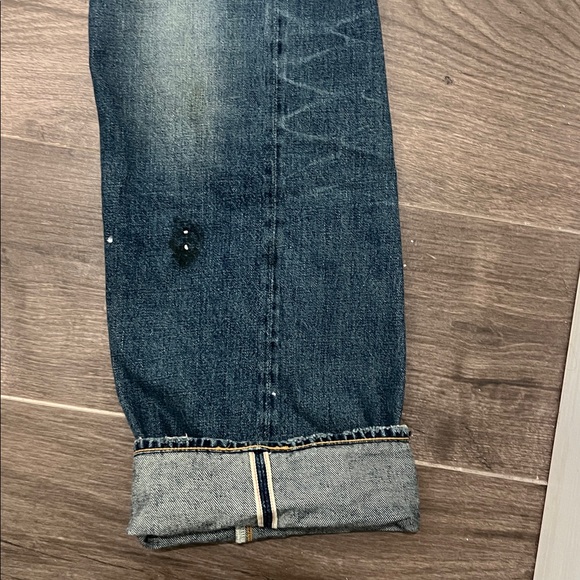 LEVIS 501XX Men's selvedge denim - distressed - Picture 2 of 15